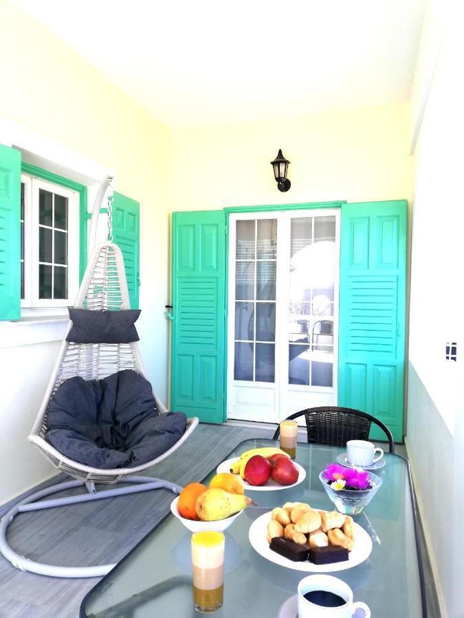 Kamari Beach Houses With Balcony And Garden Ngoại thất bức ảnh