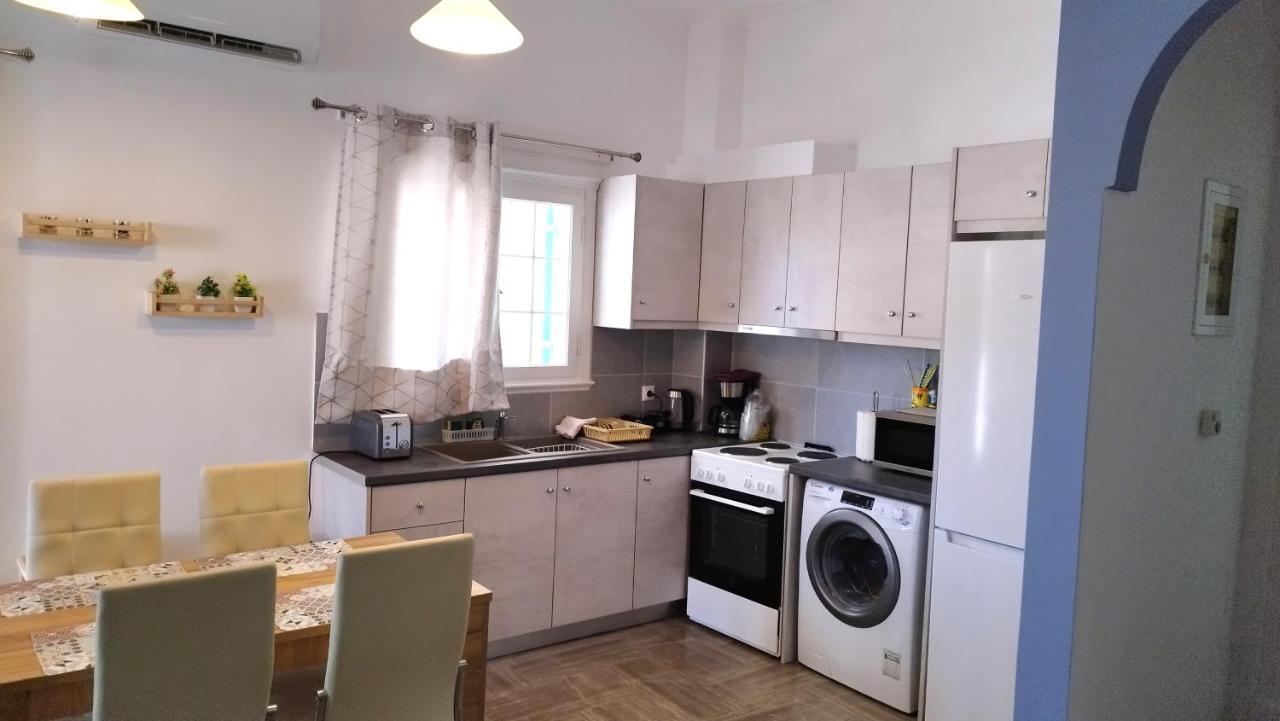 Kamari Beach Houses With Balcony And Garden Ngoại thất bức ảnh
